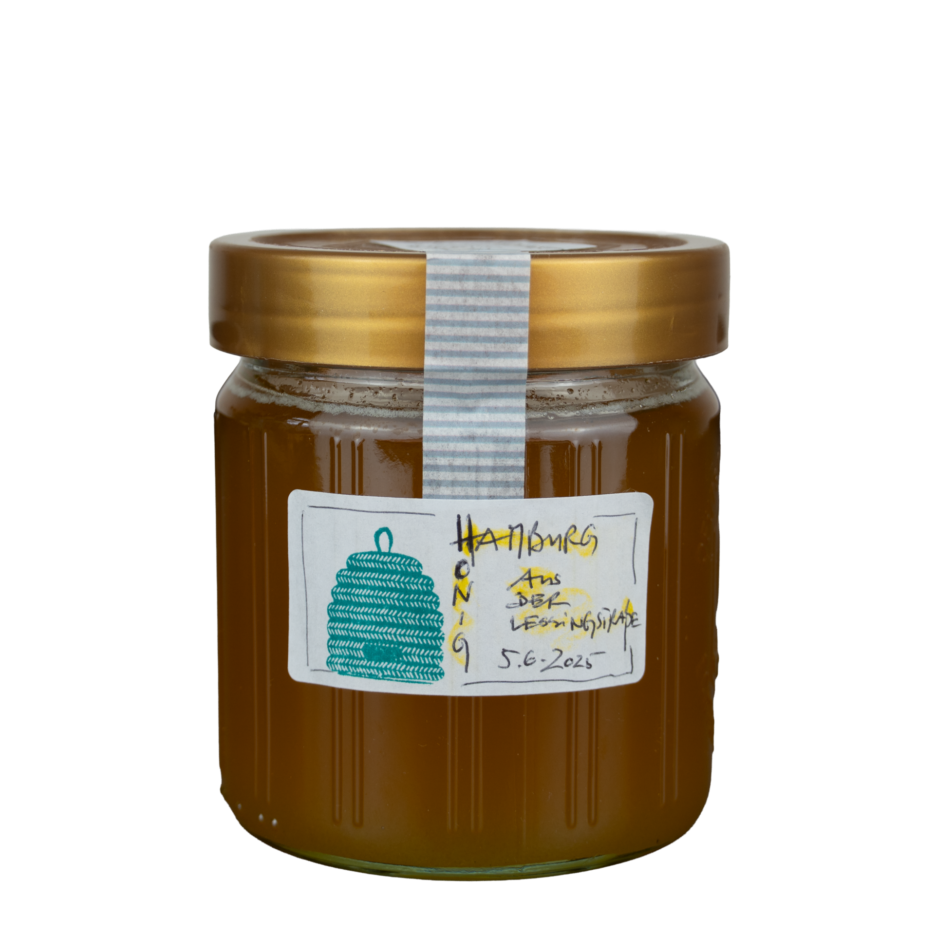 Frühlingsblütenhonig 2025, flüssig, 500g, Hamburg – Bild 2
